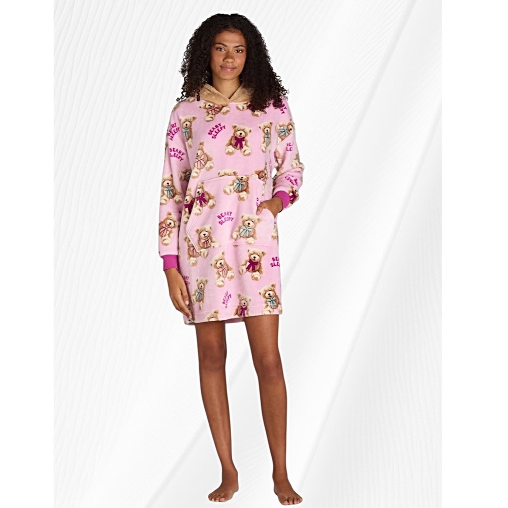 HOLIDAY TIME WOMEN’S LOUNGER BEAR WITH LONG SLEEVES